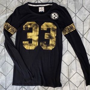PINK “Always a Steelers Girl” Long Sleeve Shirt